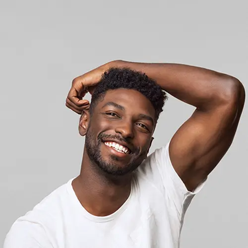 Smiling man